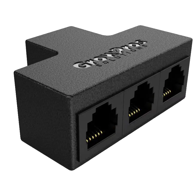 1-3 Data Splitter for RJ12 Data plugin Under Canopy Grow Lights