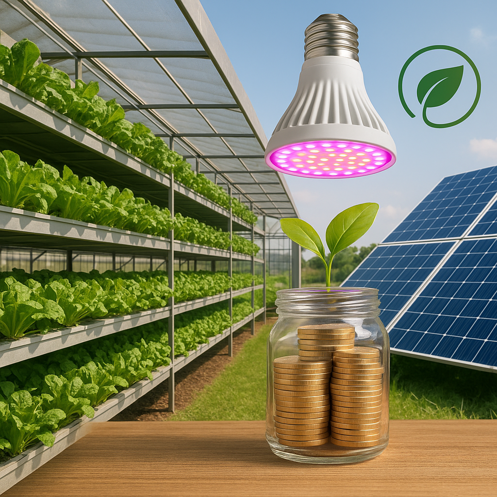 utility grow light rebates for commercial LED grow room upgrades