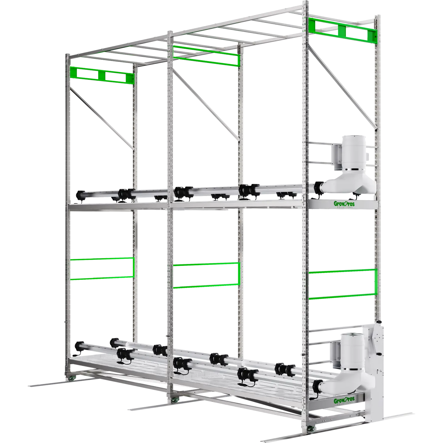 Air Circulation Under Canopy Lights Model 5 4ft 80% Red + Full Spectrum